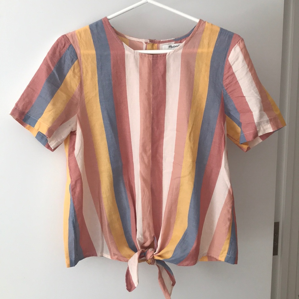 Tie front Madewell t